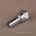 Hydraulic connector parts female JIC 37deg cone seal pushlock fittings socketless hose steel fittings